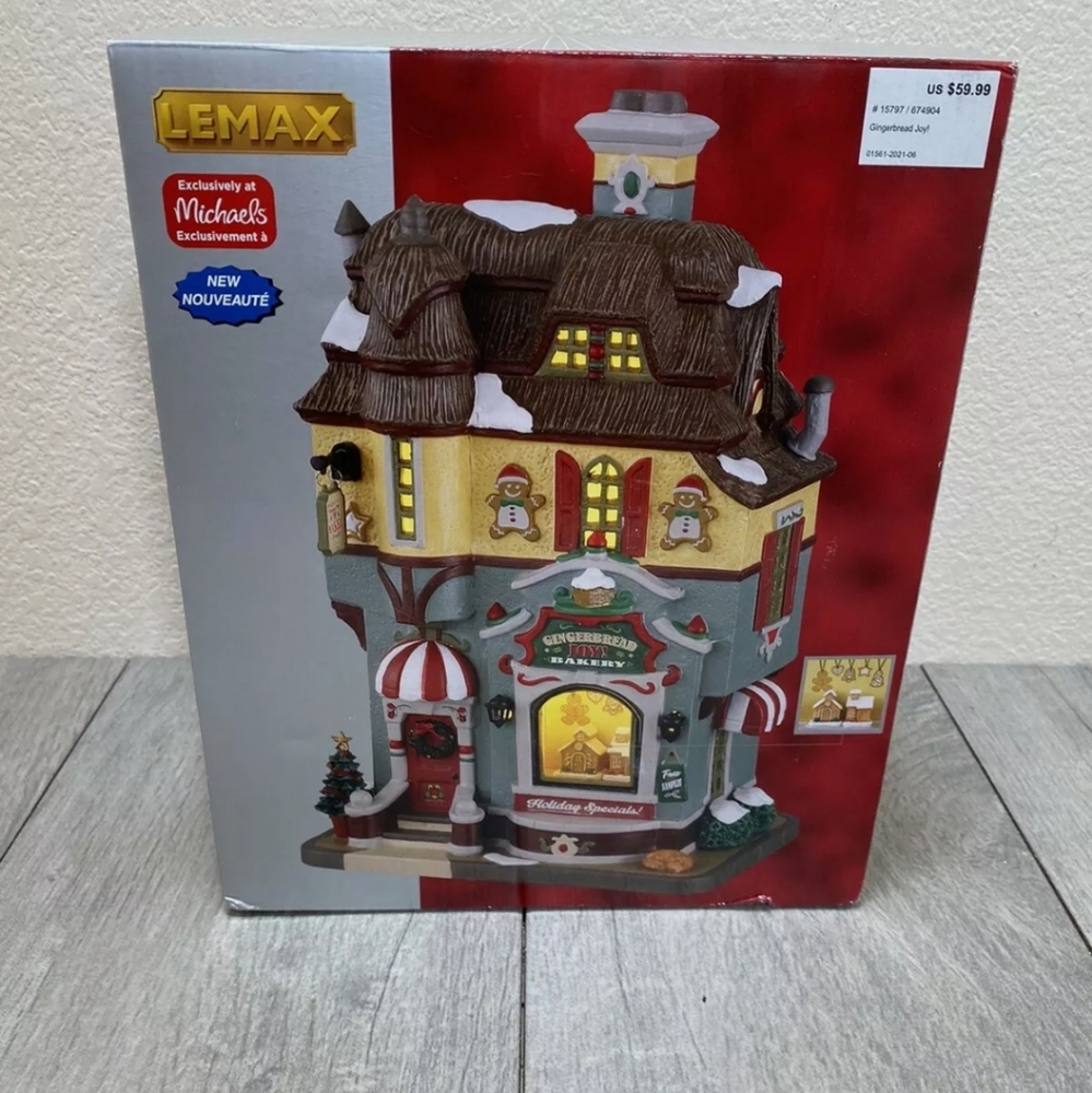 Lemax gingerbread Joy and accessory